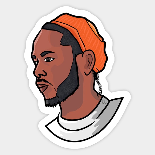 Kendrick Lamar Sticker by onategraphics